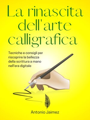 cover image of La Rinascita Dell'arte Calligrafica